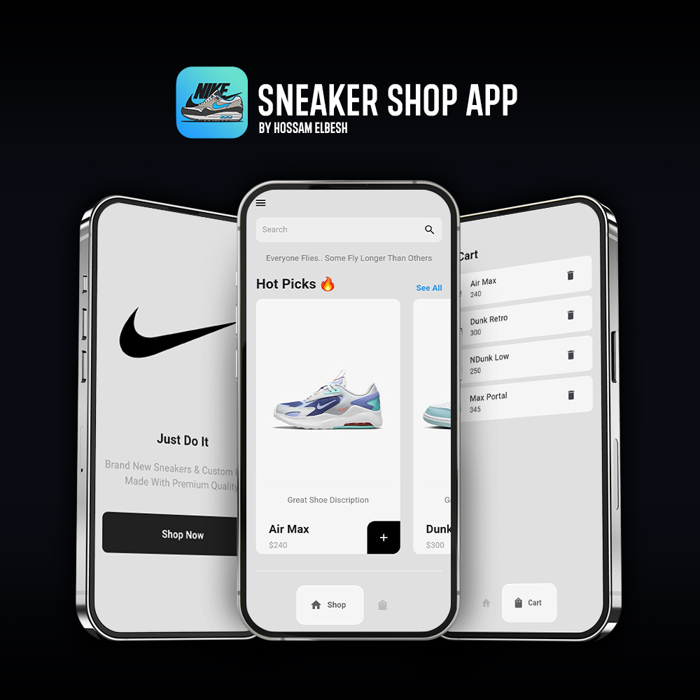 Sneaker Shop App By Hossam Elbesh