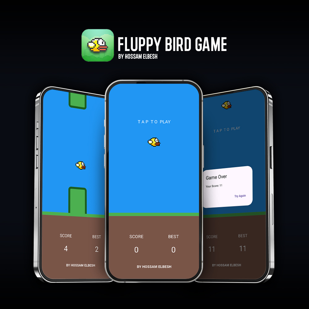 Flappy Bird Game By Hossam Elbesh